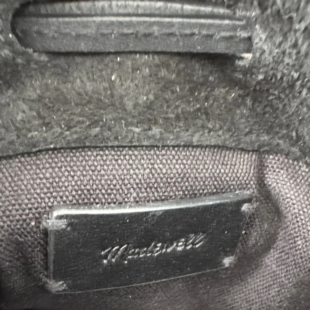 Madewell Black Suede Fringe Shoulder Bag - Picture 4 of 4